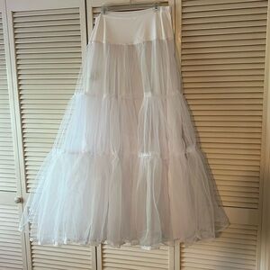 White Tulle Bridal Petticoat